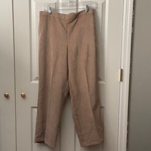 Alfred Dunner corduroy pants. Tan. Size 12P